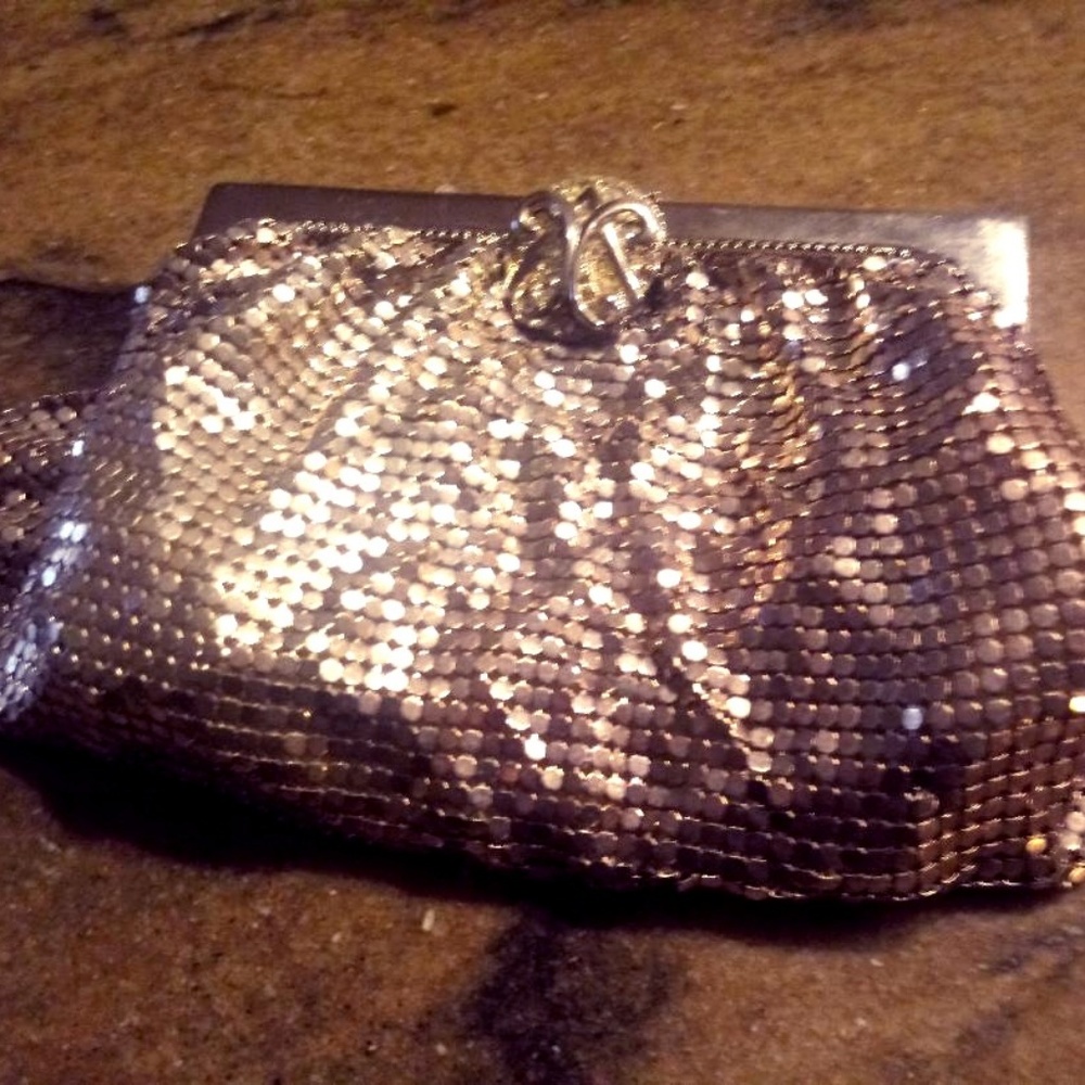 Vintage Whiting & Davis Silver Mesh Evening Bag
